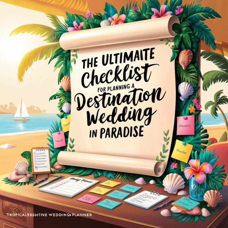The Ultimate Checklist for Planning a Destination Wedding in Paradise